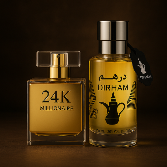 Pack of Three Refiller, 24k Millionaire and Dirham 100ml each